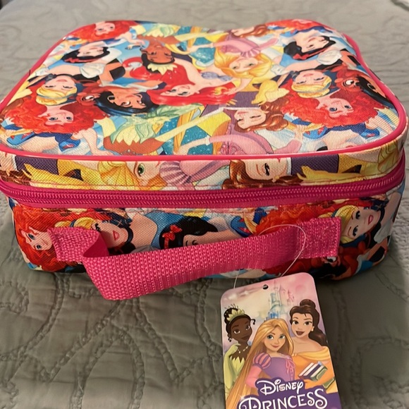 Disney Princess Pink Colorful Zipper Lunchbox - Picture 4 of 6